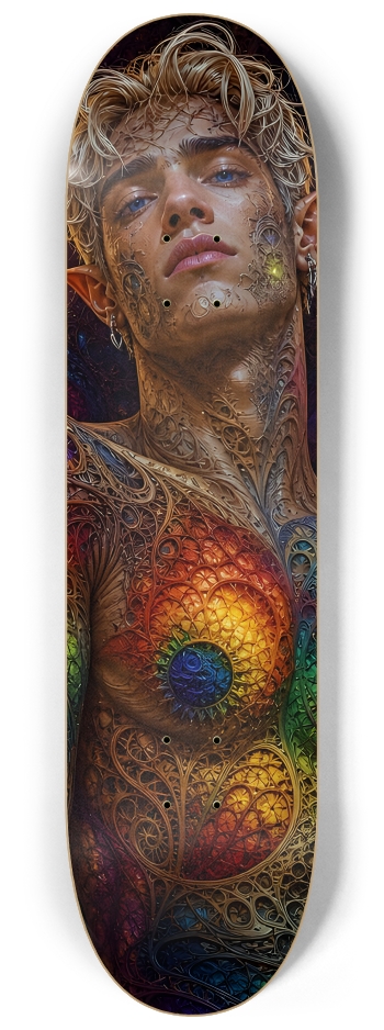 Psychedelic Fractal Blonde Elf #32 #2