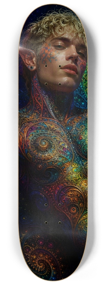Psychedelic Fractal Bleach Blonde Elf #31 #2