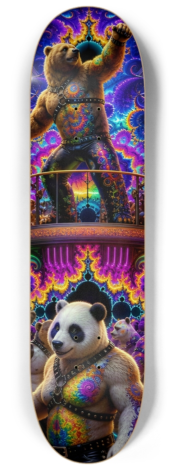 Psychedelic Fractal Leather Bears #14 #2