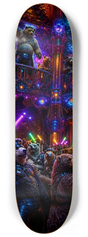 Psychedelic Fractal Leather Bears #31 #1