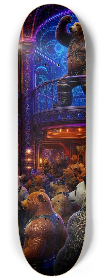 Psychedelic Fractal Leather Bears #35 #3