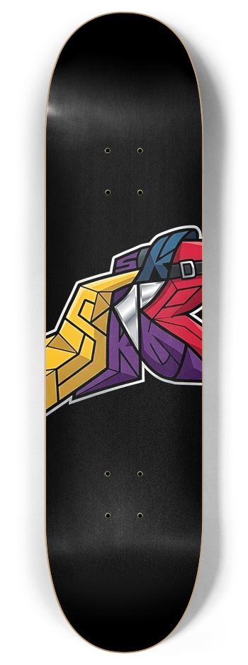 SKR Iconic Skateboard 8 Inch Skateboard Deck