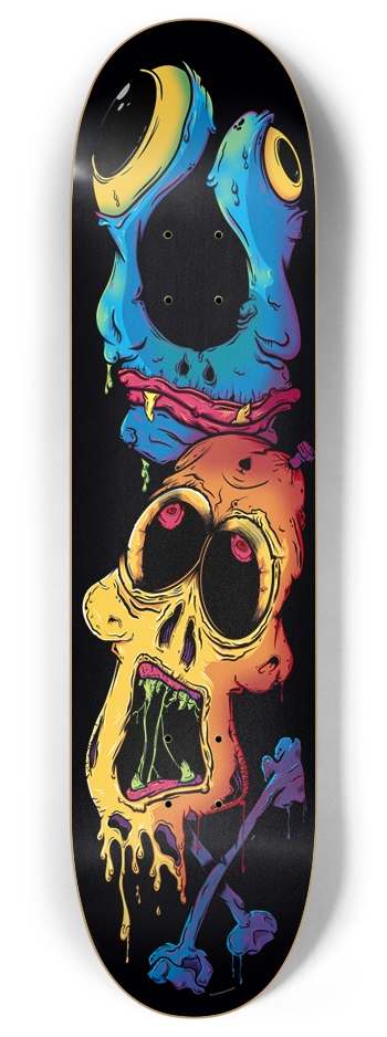 Galactic Nightmare Custom Skateboard Deck