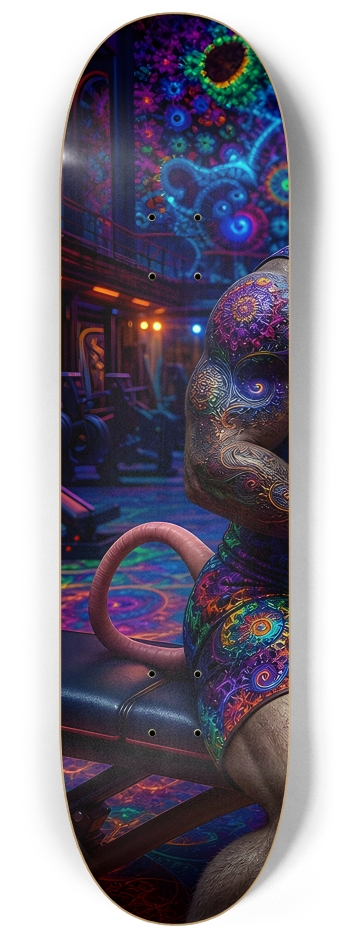 Psychedelic Fractal Gym Rat and Gym Bunny #35 #1