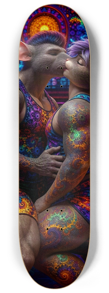 Psychedelic Fractal Gym Rat and Gym Bunny #35 #2