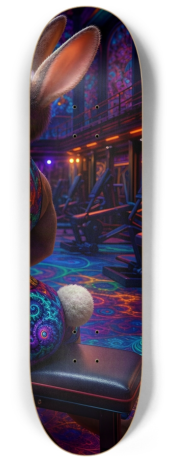 Psychedelic Fractal Gym Rat and Gym Bunny #35 #3