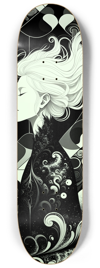 B&W Fractal Woman #2 #3