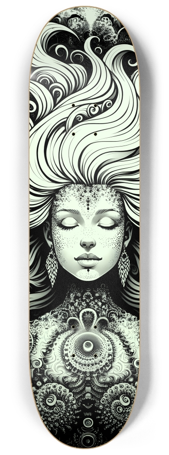 B&W Fractal Woman #16 #2