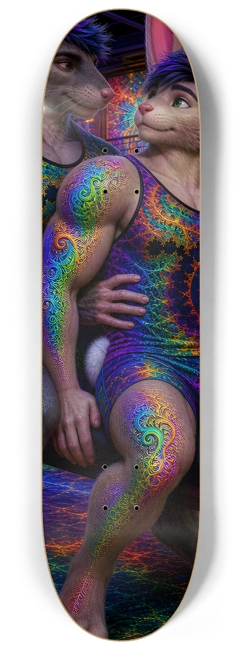 Psychedelic Fractal Gym Rat and Gym Bunny #26 #2