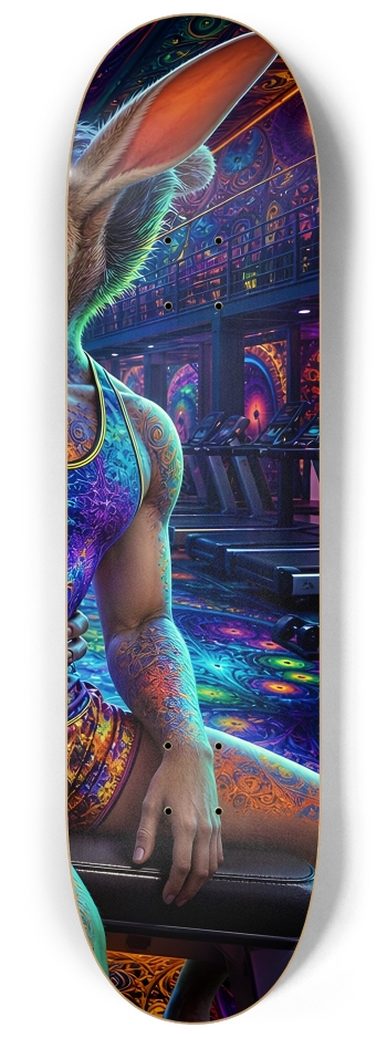 Psychedelic Fractal Gym Rat and Gym Bunny #33 #3
