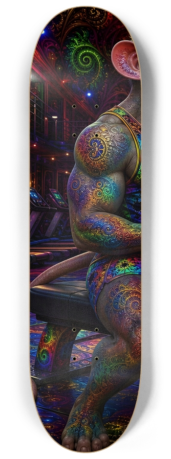 Psychedelic Fractal Gym Rat and Gym Bunny #34 #1