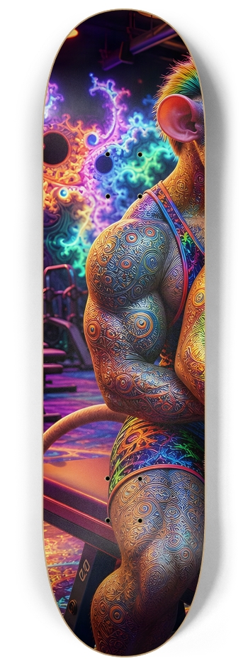 Psychedelic Fractal Gym Rat and Gym Bunny #13 #1