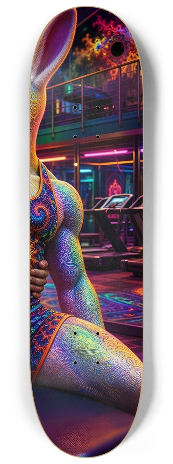 Psychedelic Fractal Gym Rat and Gym Bunny #13 #3