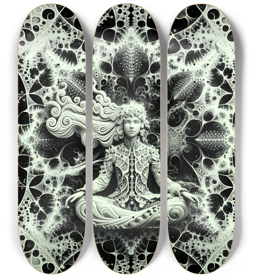 B&W Fractal Woman #28