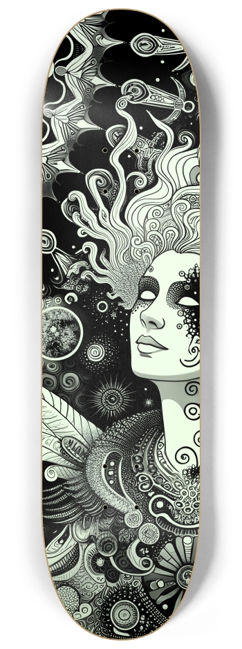 B&W Fractal Woman #13 #2