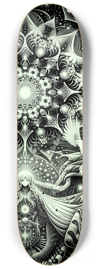 B&W Fractal Woman #19 #1