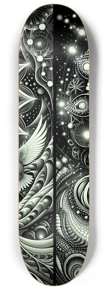 B&W Fractal Woman #19 #2
