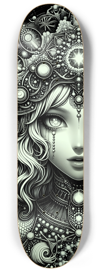 B&W Fractal Woman #19 #3