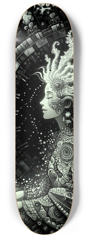 B&W Fractal Woman #20 #2