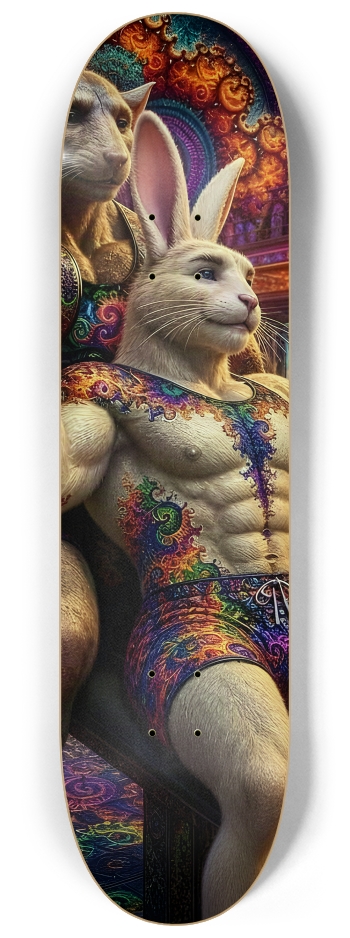 Psychedelic Fractal Gym Rat and Gym Bunny #20 #2