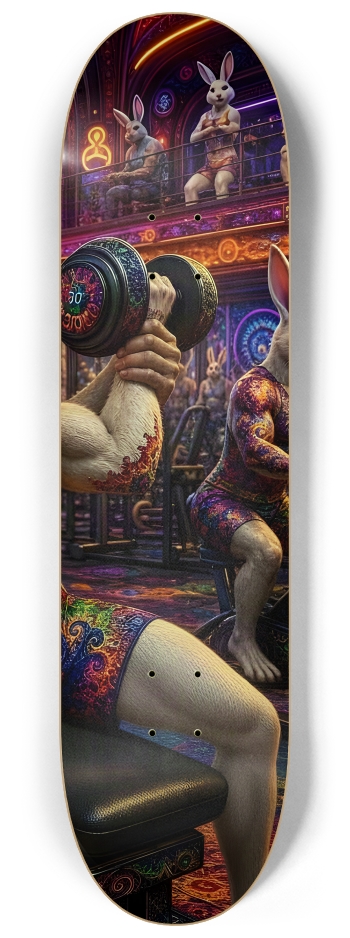Psychedelic Fractal Gym Rat and Gym Bunny #20 #3