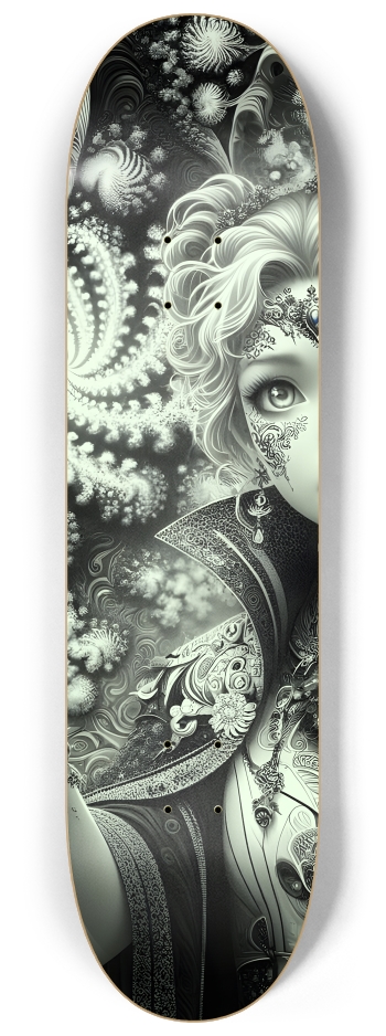 B&W Fractal Woman #17 #2