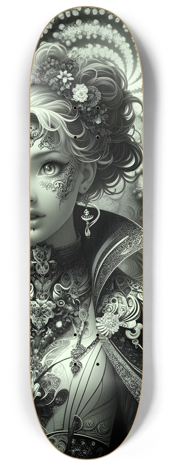 B&W Fractal Woman #17 #3
