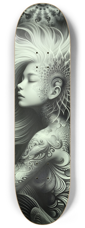 B&W Fractal Woman #3 #2