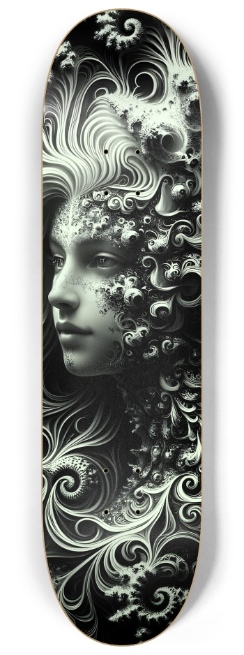 B&W Fractal Woman #5 #2