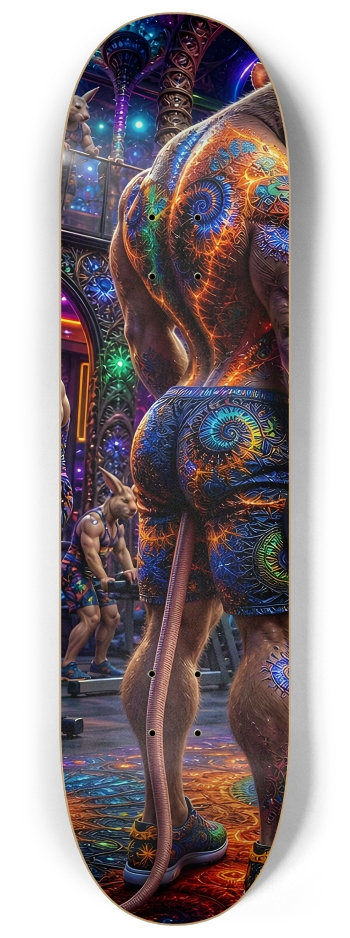 Psychedelic Fractal Gym Rat and Gym Bunny #6a #1
