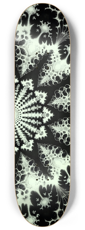 B&W Fractal Woman #22 #1 8-1/4 Skateboard Deck