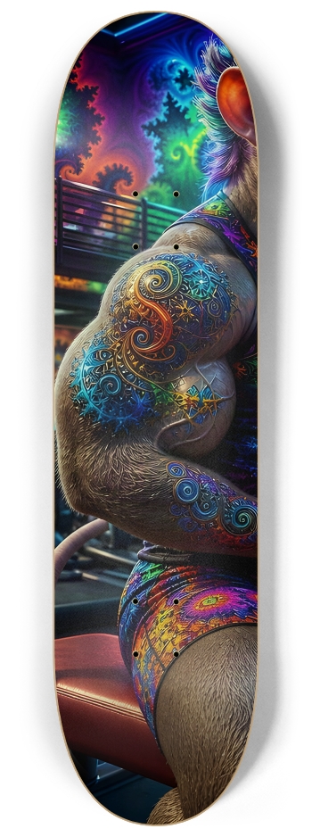 Psychedelic Fractal Gym Rat and Gym Bunny #32 #1