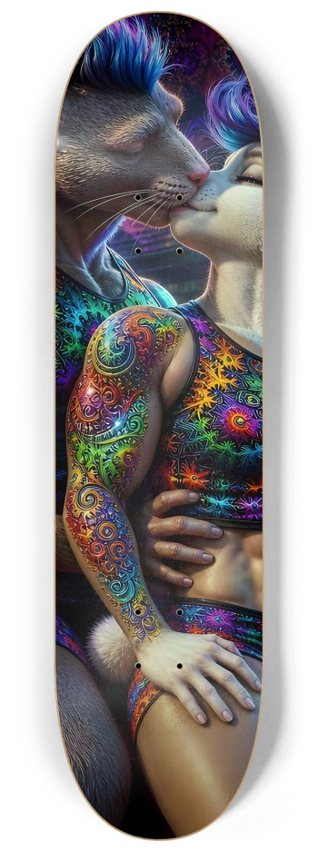 Psychedelic Fractal Gym Rat and Gym Bunny #32 #2