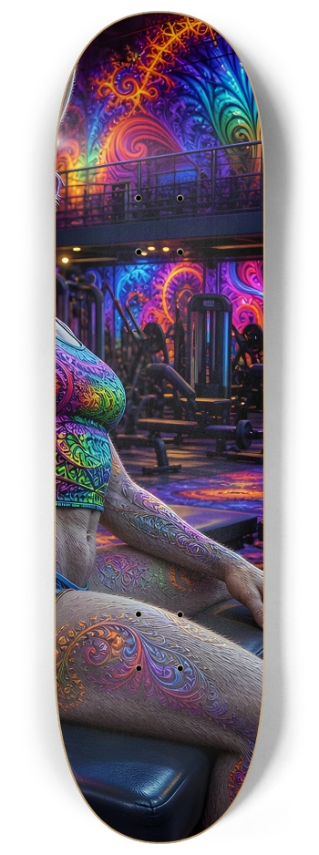 Psychedelic Fractal Gym Rat and Gym Bunny #6 #3