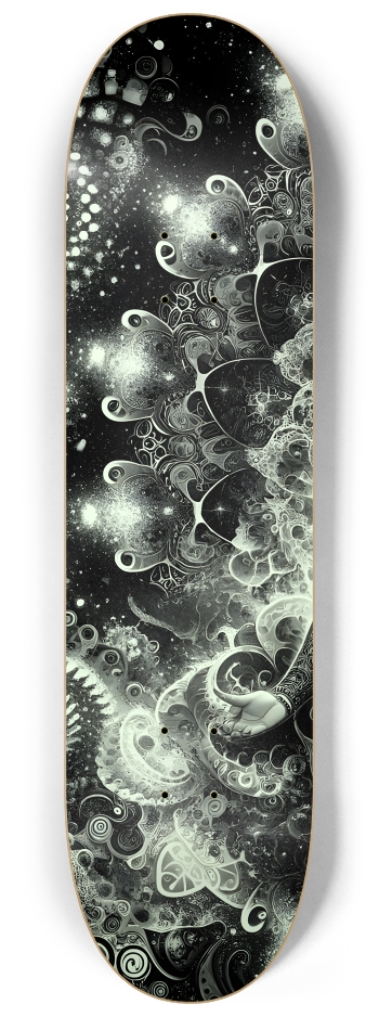 B&W Fractal Woman #9 #1