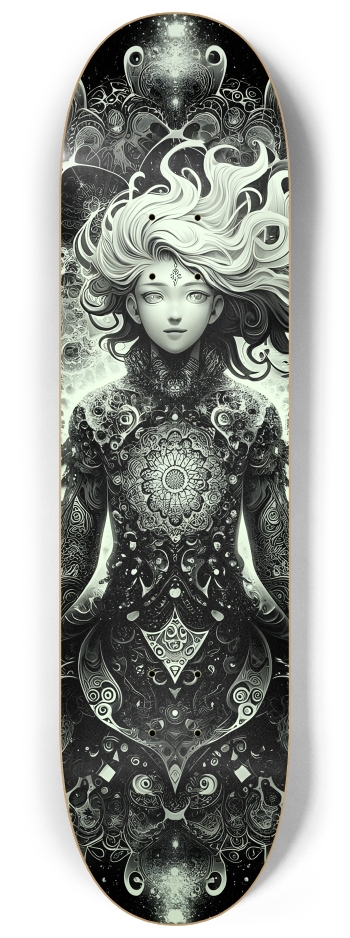 B&W Fractal Woman #9 #2