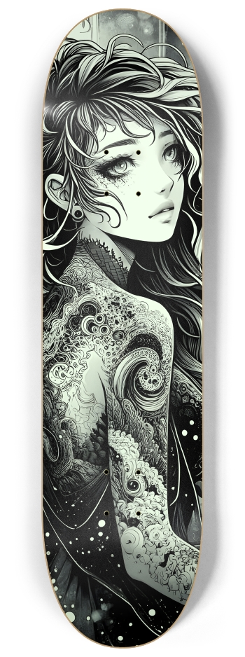 B&W Fractal Woman #6 #3