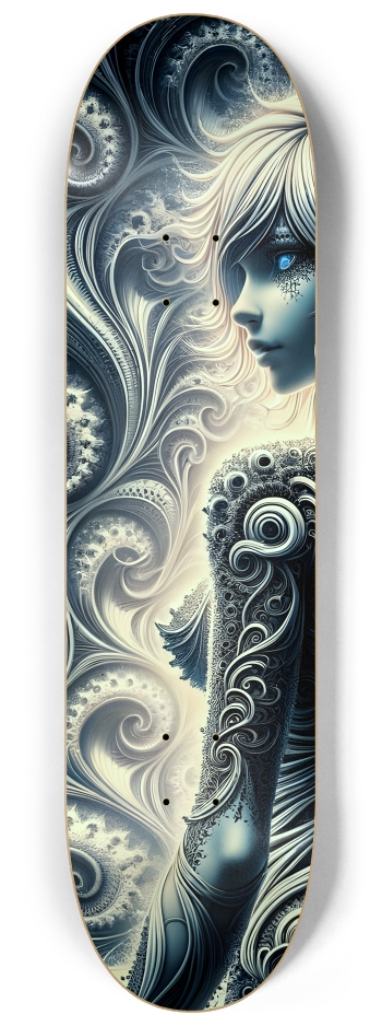 B&W Fractal Woman #37 #1