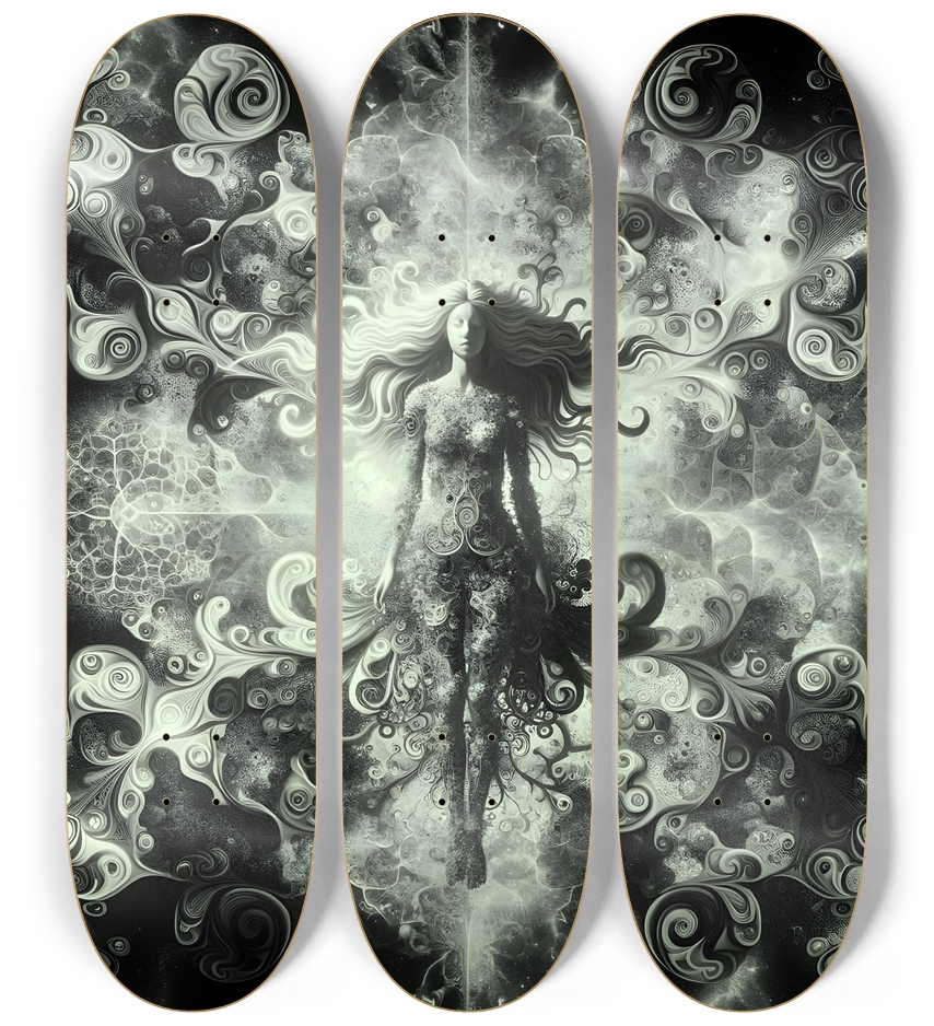 B&W Fractal Woman #39