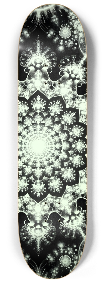 B&W Fractal Woman #33 #1 8-1/4 Skateboard Deck