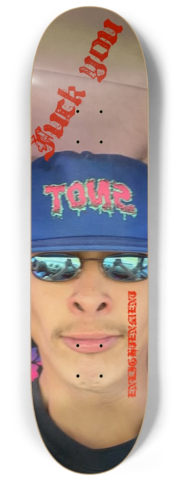 THE FACE OF A THRASHER 8.25 Deck 