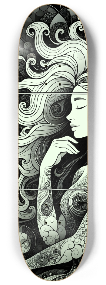 B&W Fractal Woman  #60 #2