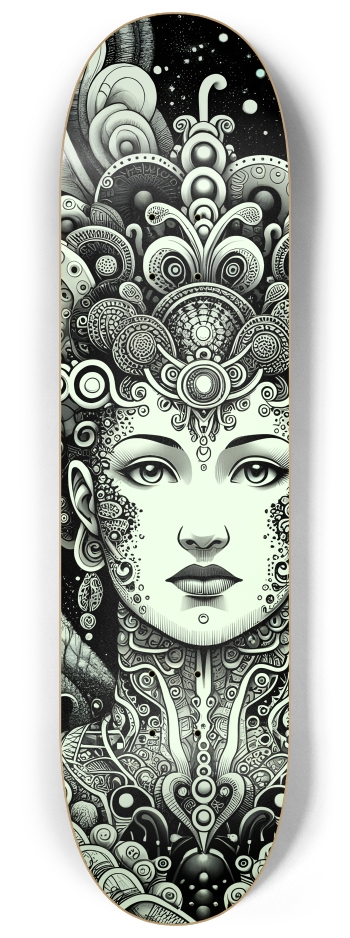 B&W Fractal Woman  #58 #3