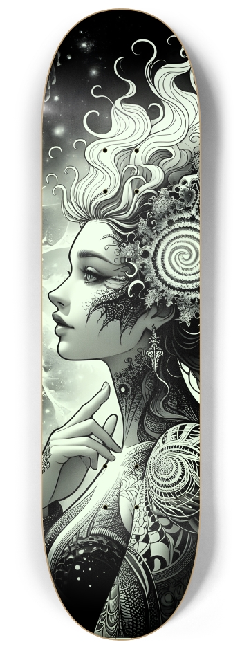 B&W Fractal Woman  #59 #2