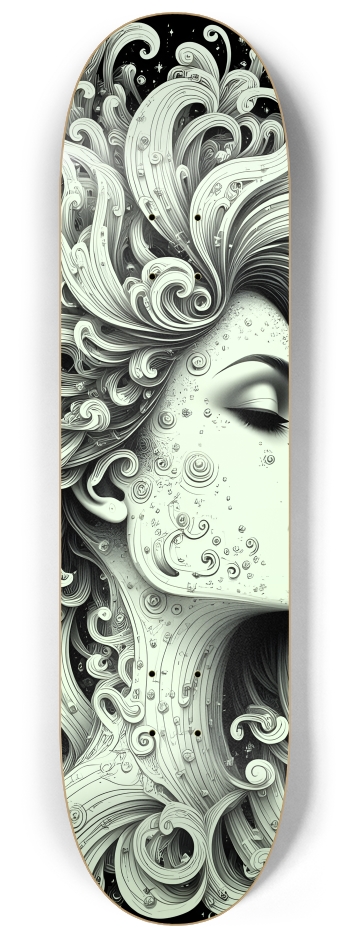 B&W Fractal Woman  #51 #2