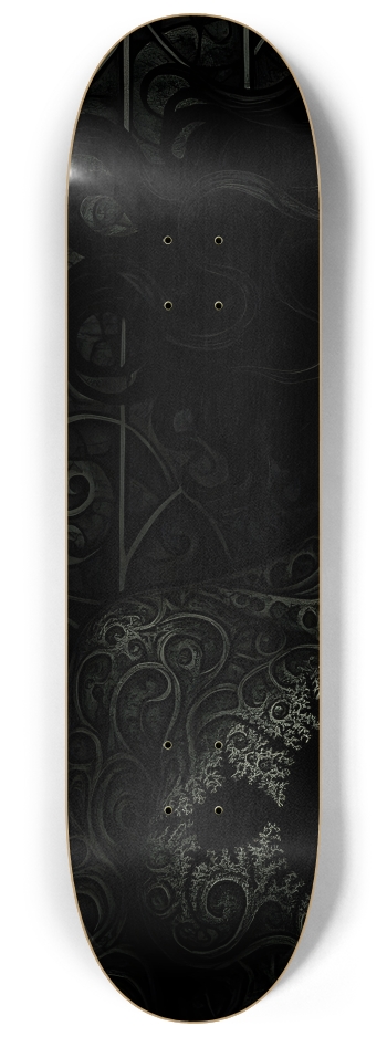 B&W Fractal Woman #50 #1 8-1/4 Skateboard Deck