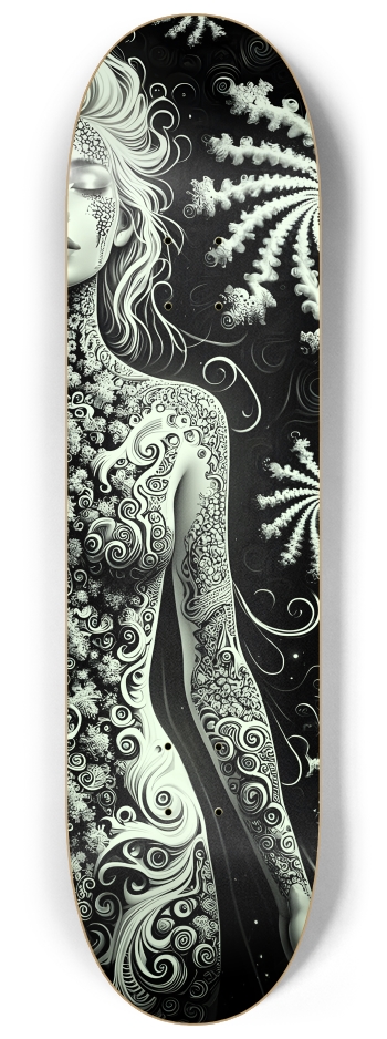 B&W Fractal Woman  #62 #3