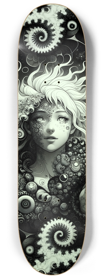 B&W Fractal Woman  #55 #2