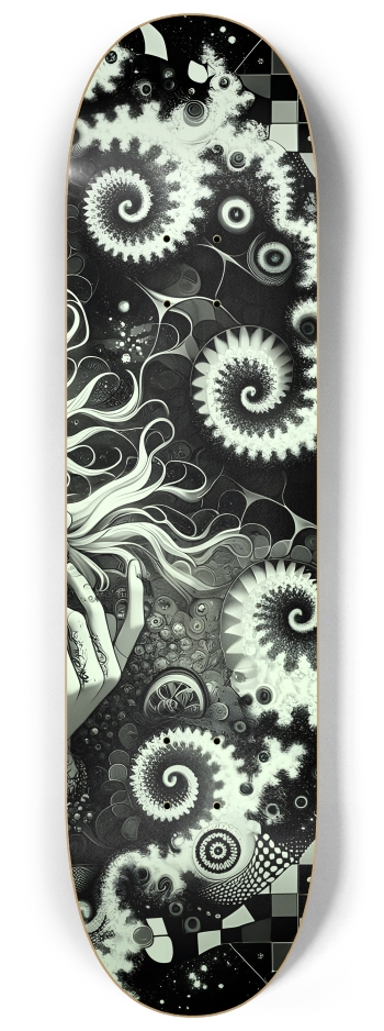 B&W Fractal Woman  #55 #3