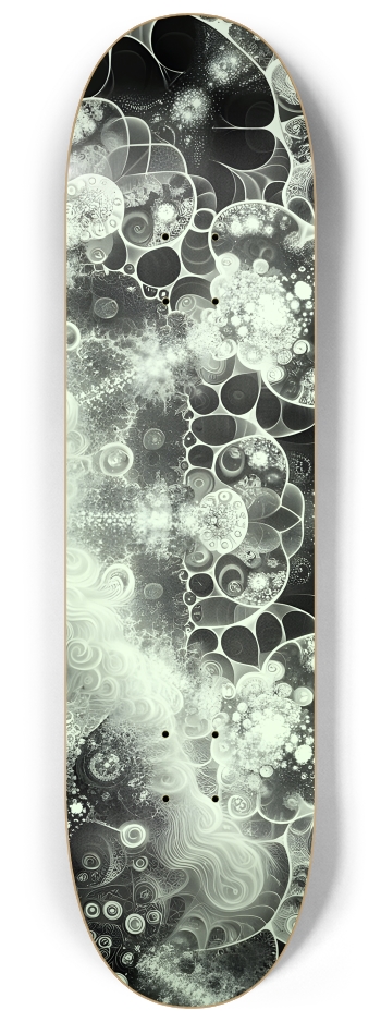 B&W Fractal Woman #85 #3 8-1/4 Skateboard Deck